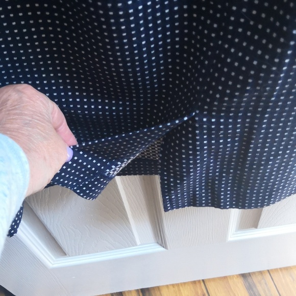 Chaps PolkaDot Dress, sz 12 - Picture 6 of 12